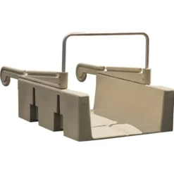 YAKport Kayak Launch Station for High-Profile Floating Docks Tan