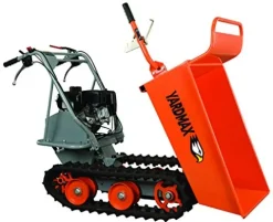 YARDMAX Track Barrow 660 lb Capacity Briggs CR950 6.5 hp 208cc Orange