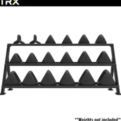 YBell TRX Horizontal Rack Commercial-Grade Steel Black