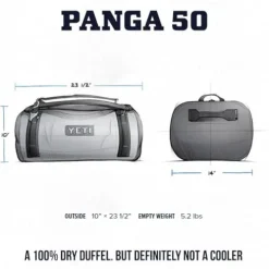 YETI Panga 50 Airtight Waterproof Submersible Duffel Bag King Crab