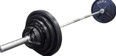 York Barbell Legacy Cast Iron Precision Milled Olympic Plate Set