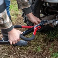 Yutrax Towable Poly Cart WW16P, 16 cu. ft. Capacity, Easy Dump, Black