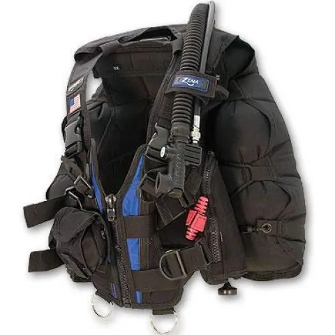 Zeagle Zena BCD w/Inflator, Hose and RE Valve – XL Black
