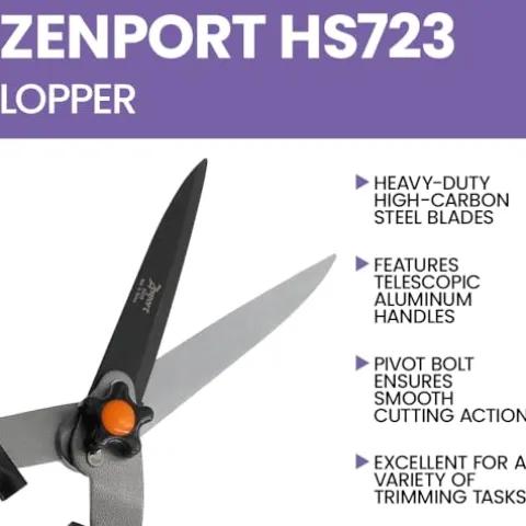 Zenport Hedge Shear HS723-12PK Orange/Black