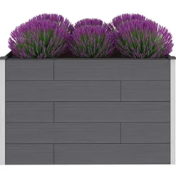 ZEYUAN Garden Raised Bed Planter Box 59.1″x39.4″x35.8″ Gray