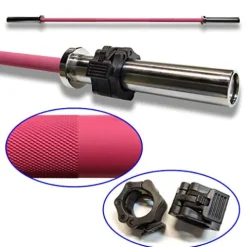 ZHLL 6-Foot /33LB Colored Olympic Bar for Weightlifting and Squatting (6FtFour-axis camouflage)