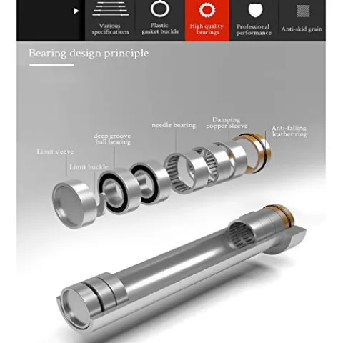 ZHLL 6-Foot /33LB Colored Olympic Bar for Weightlifting and Squatting Six-Foot Eight-Axis Silver