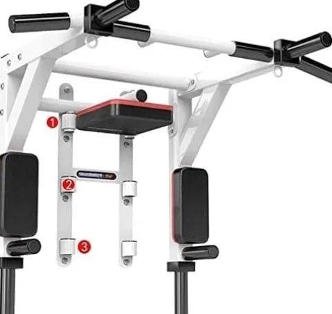 ZHWBAO Home Double Pole Sandbag Shelf Gym Pull-up Adjustable Exercise Equipment Pull-up Bar Black