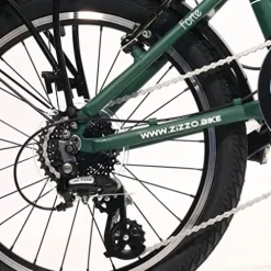 ZiZZO Forte Heavy Duty Folding Bike 20-Inch Green 8