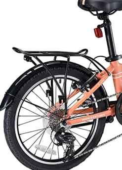 ZiZZO Forte Heavy Duty Folding Bike Coral