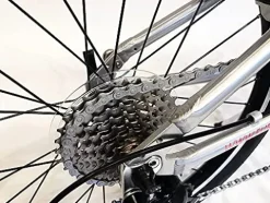 ZiZZO Liberte Lightweight Aluminum Folding Bicycle Silver/Red