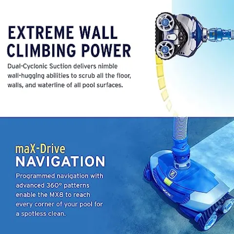 Zodiac MX8 Suction Pool Cleaner Blue