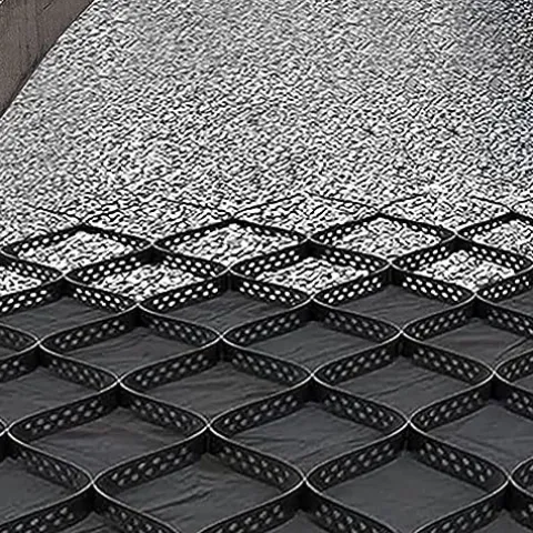 ZoyrA 6x10m Geogrid for Road and Garden Edging H-10cm